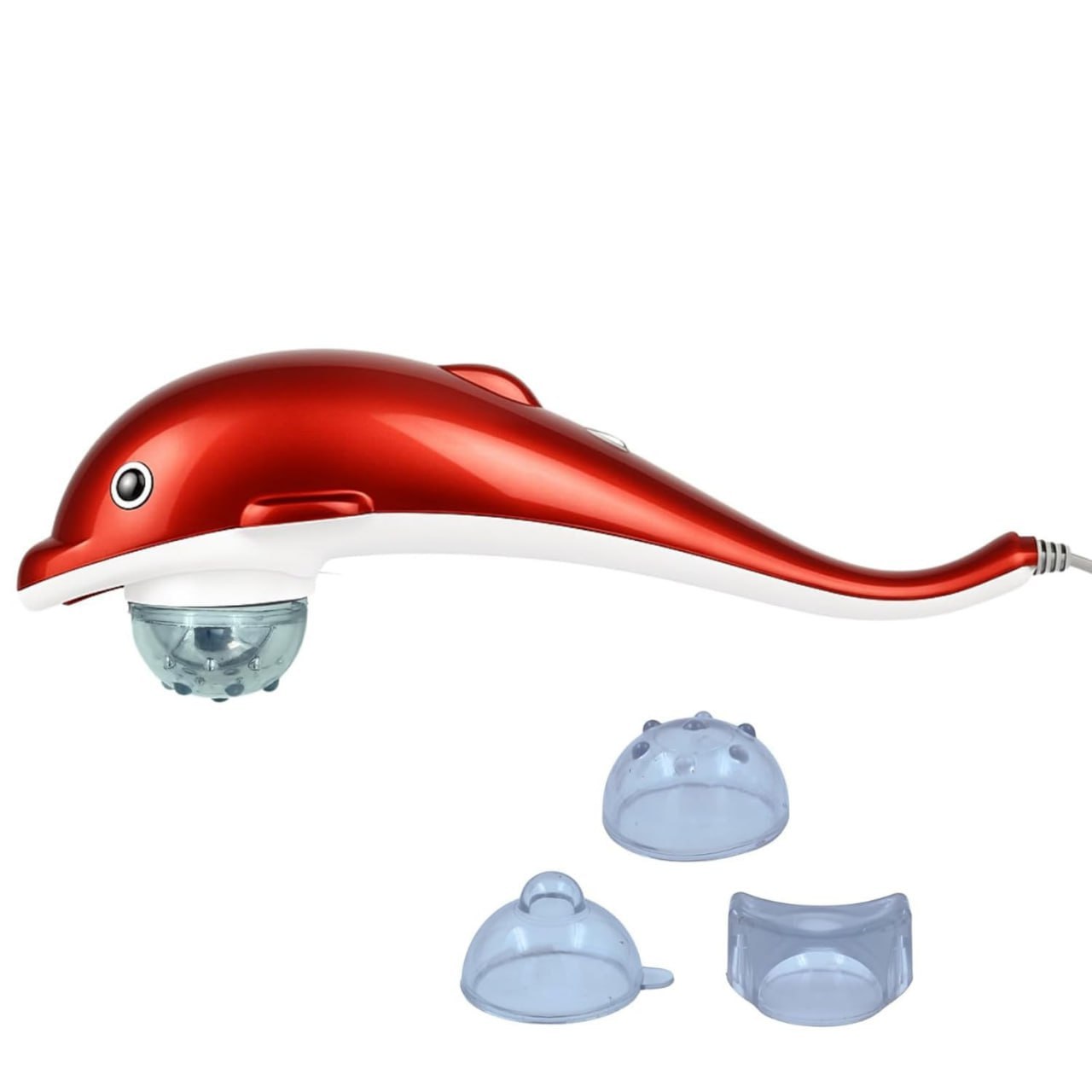 Dolphine Massager

dolphine massager Dolphin Handheld Massager with Vibration, Magnetic, Far Infrared Therapy to Aid in Pain and Stress Relief For Men and Women big size power source from directly to Plug in (Red & White Colour)